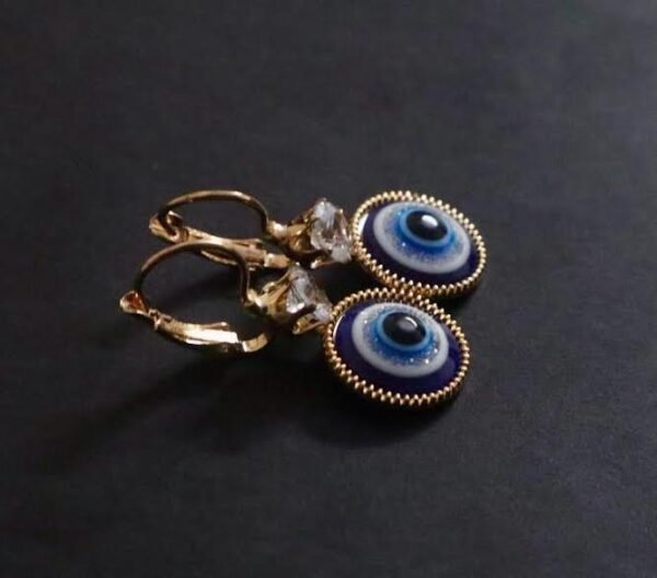 SAKETHAM EVIL EYE DESIGN EARRING - Image 4