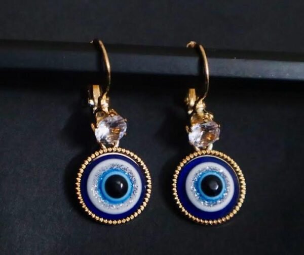 SAKETHAM EVIL EYE DESIGN EARRING
