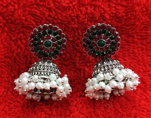 SAKETHAM EARRING COMBO SET OF 6 EARRINGS - Image 4
