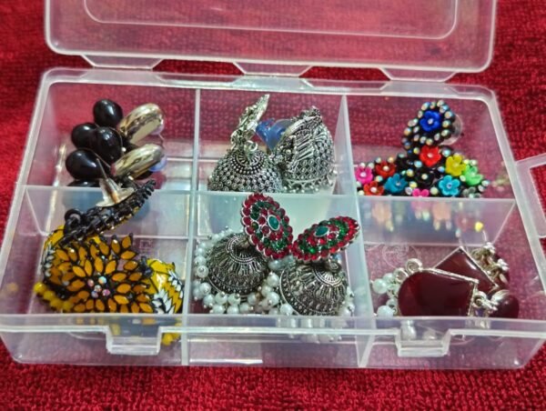 SAKETHAM EARRING COMBO SET OF 6 EARRINGS - Image 7